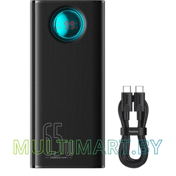 Портативное зарядное устройство Baseus P10022402113-00 26800mAh 65W (черный) картинка 4